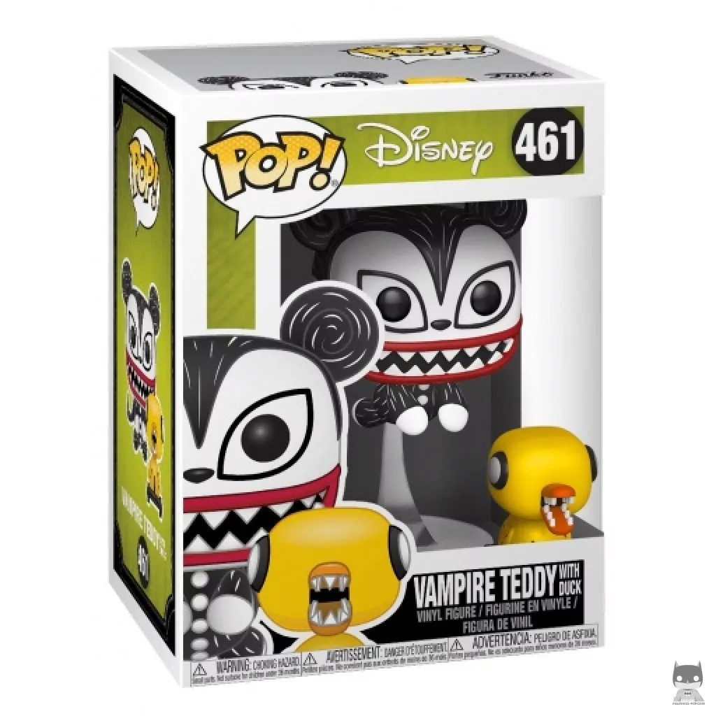 Vampire Teddy with Duck Funko Pop! figure in its box