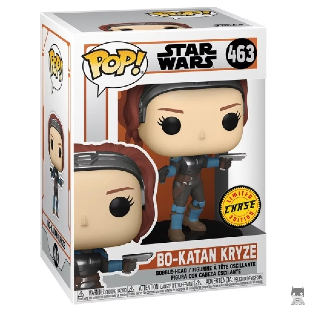 Bo-Katan Kryze Funko Pop! figure in its box