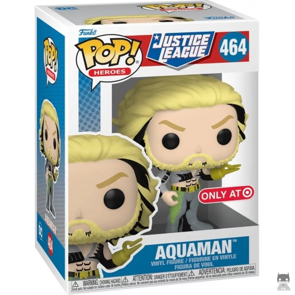 Aquaman Funko Pop! figure in its box