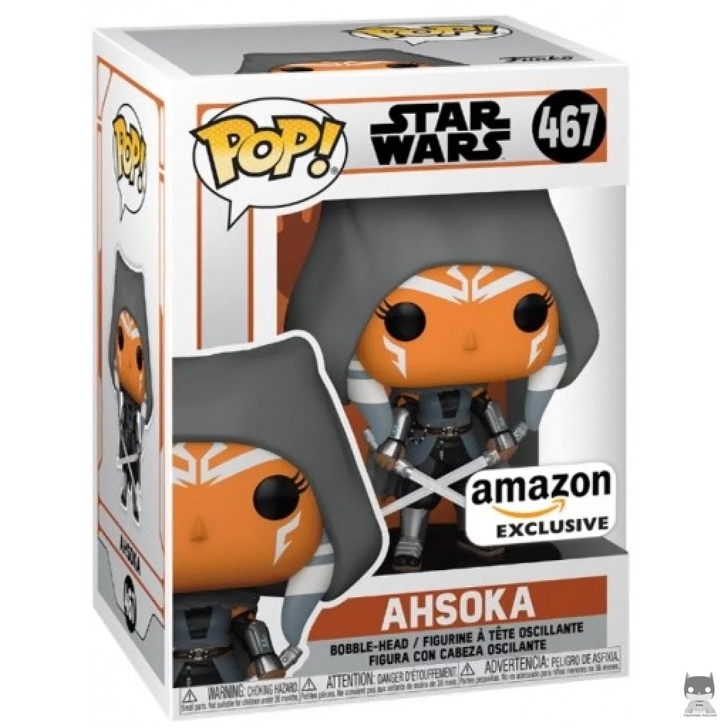 Ahsoka Funko Pop! figure in its box