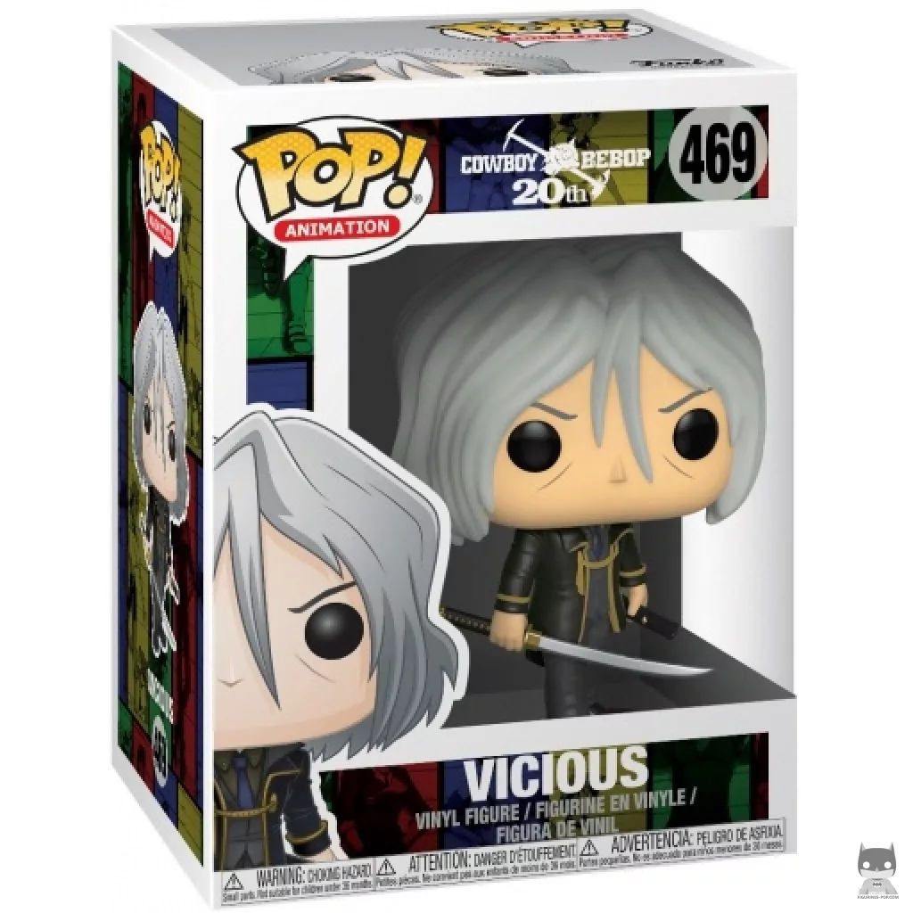 Vicious Funko Pop! figure in its box