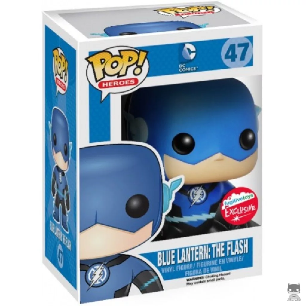Blue Lantern The Flash Funko Pop! figure in its box