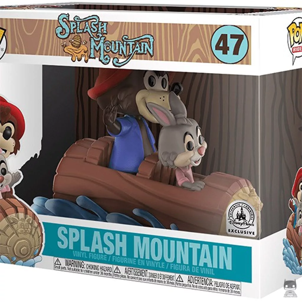 Splash Mountain Funko Pop! figure in its box