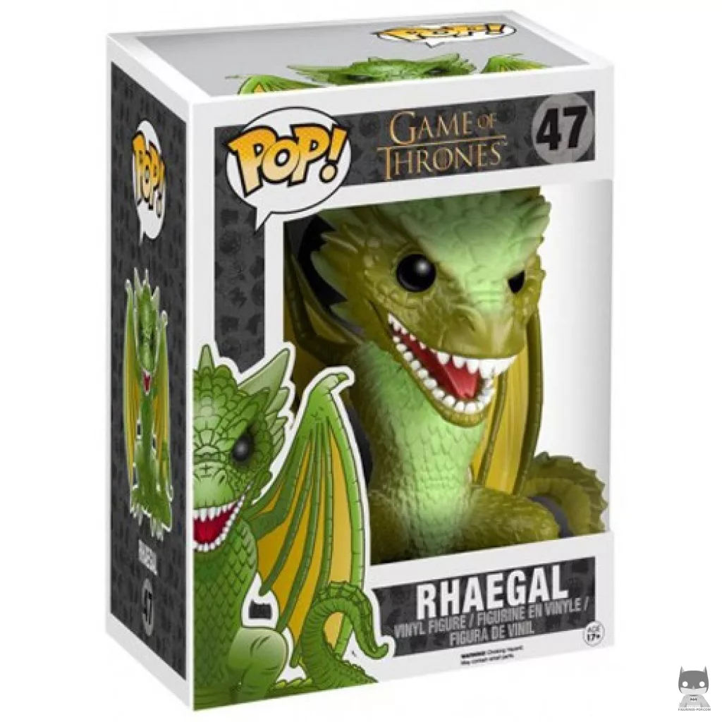Rhaegal (Supersized) Funko Pop! figure in its box