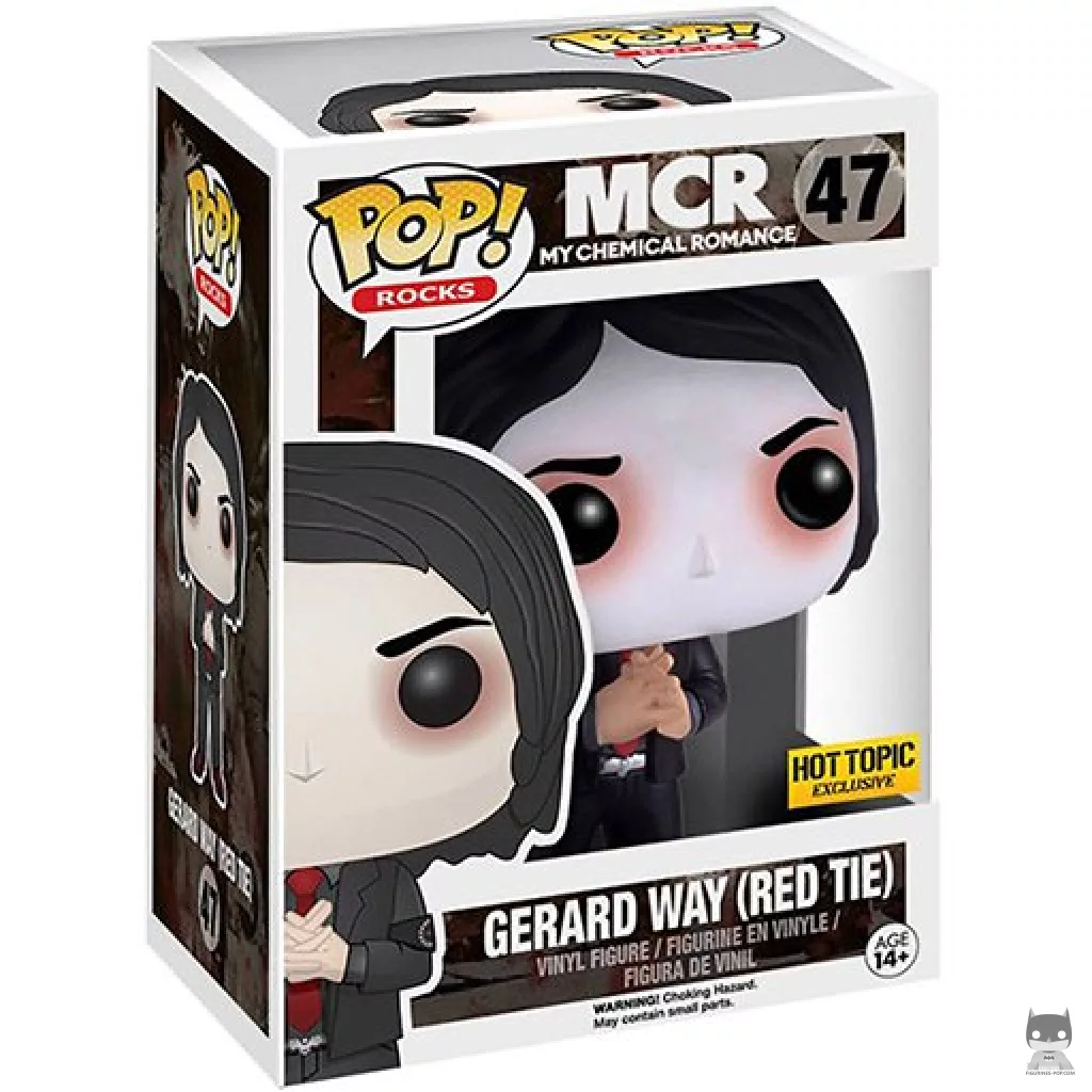 Gerard Way (with Red Tie) Funko Pop! figure in its box