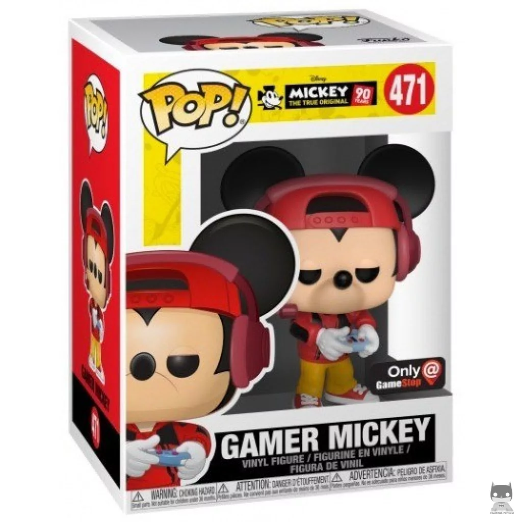 Gamer Mickey Funko Pop! figure in its box