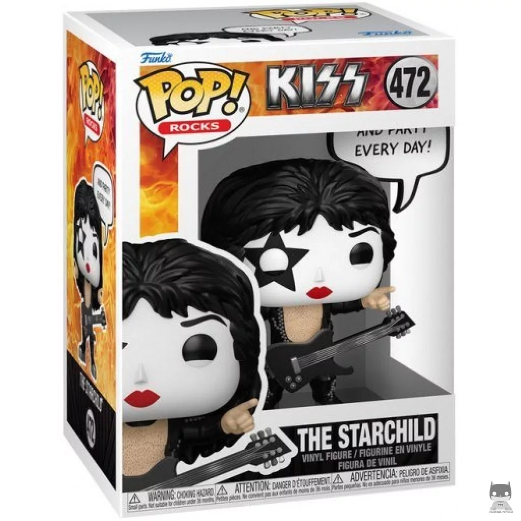 The Starchild (And Party Every Day) Funko Pop! figure in its box