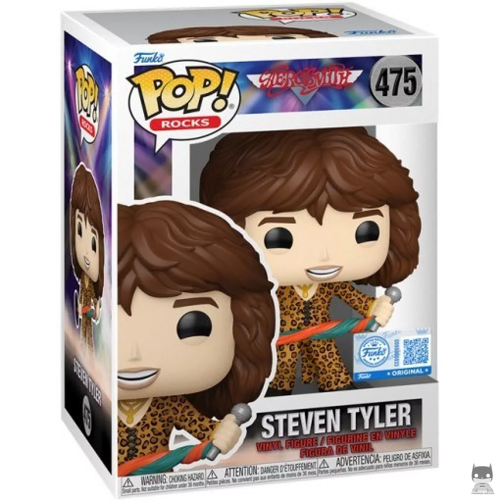 Steven Tyler Funko Pop! figure in its box