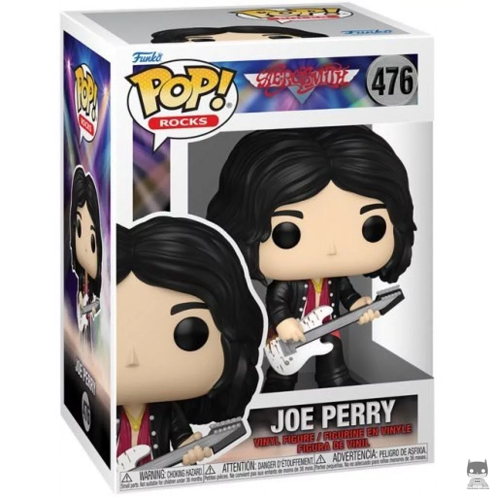 Joe Perry Funko Pop! figure in its box