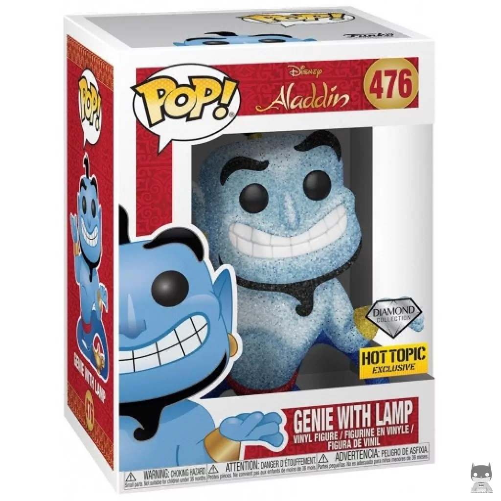 Genie with lamp (Diamond Glitter) Funko Pop! figure in its box
