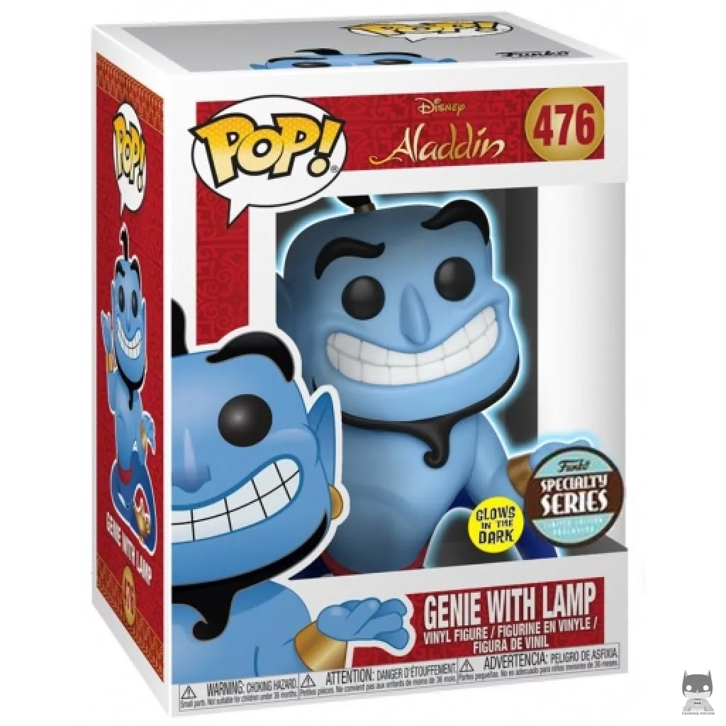 Genie with lamp Funko Pop! figure in its box