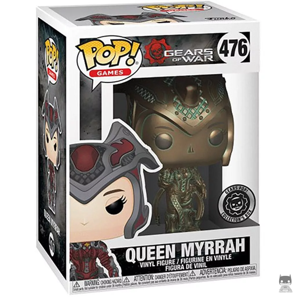 Queen Myrrah (Patina) Funko Pop! figure in its box