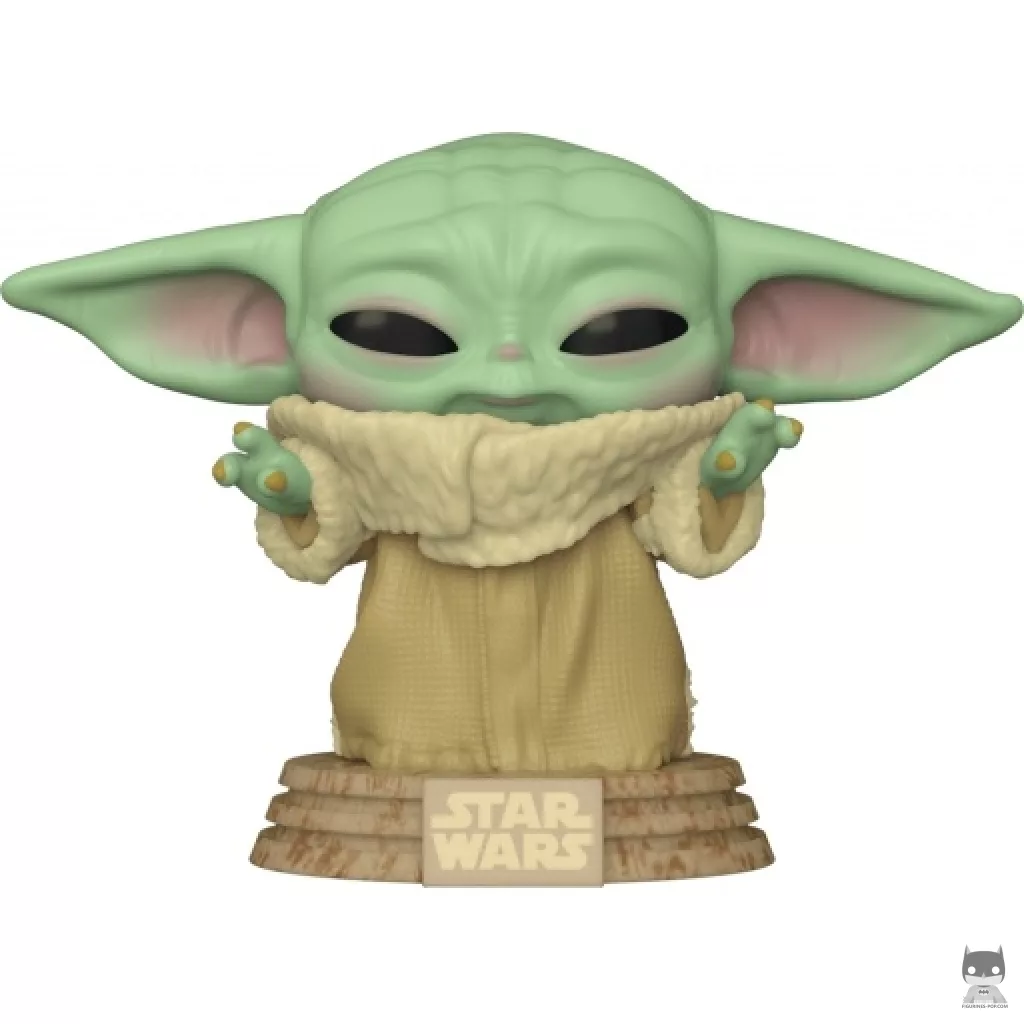Grogu using the Force Funko Pop! figure (The Mandalorian (Star Wars))