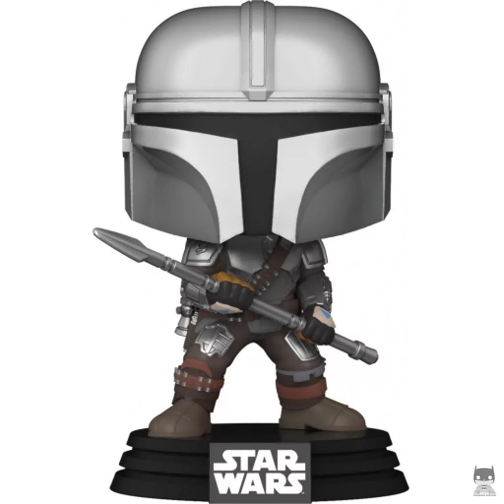 The Mandalorian with Beskar Staff Funko Pop! figure (The Mandalorian (Star Wars))