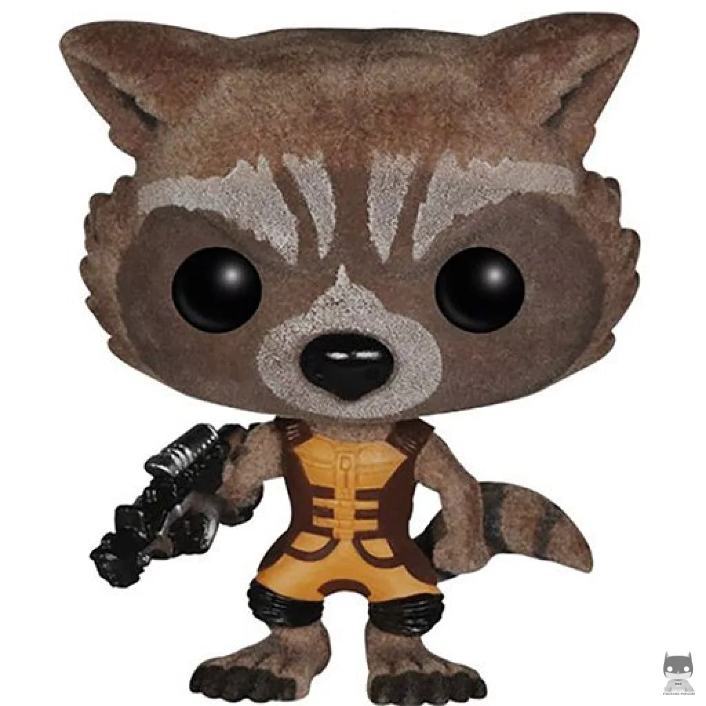 Rocket Raccoon (Flocked) Funko Pop! figure (Guardians of the Galaxy)