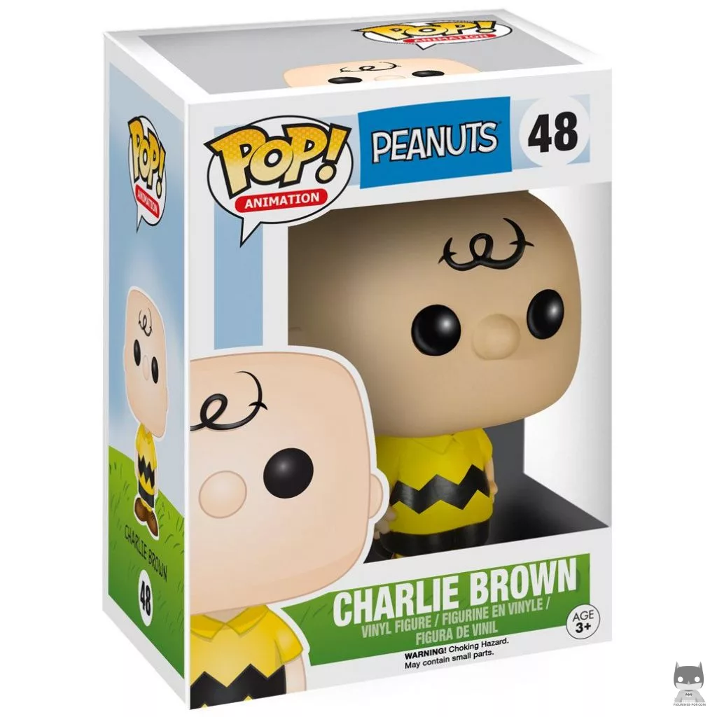 Charlie Brown Funko Pop! figure in its box