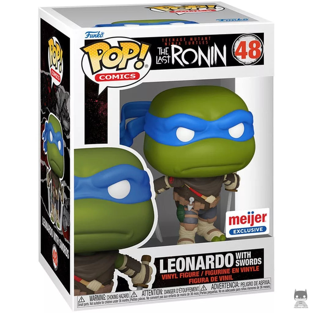 Leonardo with Swords Funko Pop! figure in its box