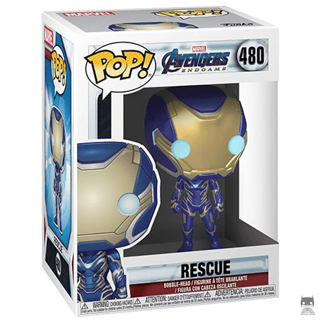 Rescue Funko Pop! figure in its box