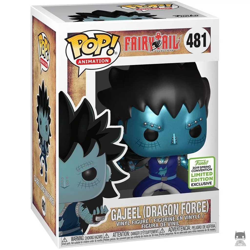 Gajeel Dragon's Scales (Metallic) Funko Pop! figure in its box