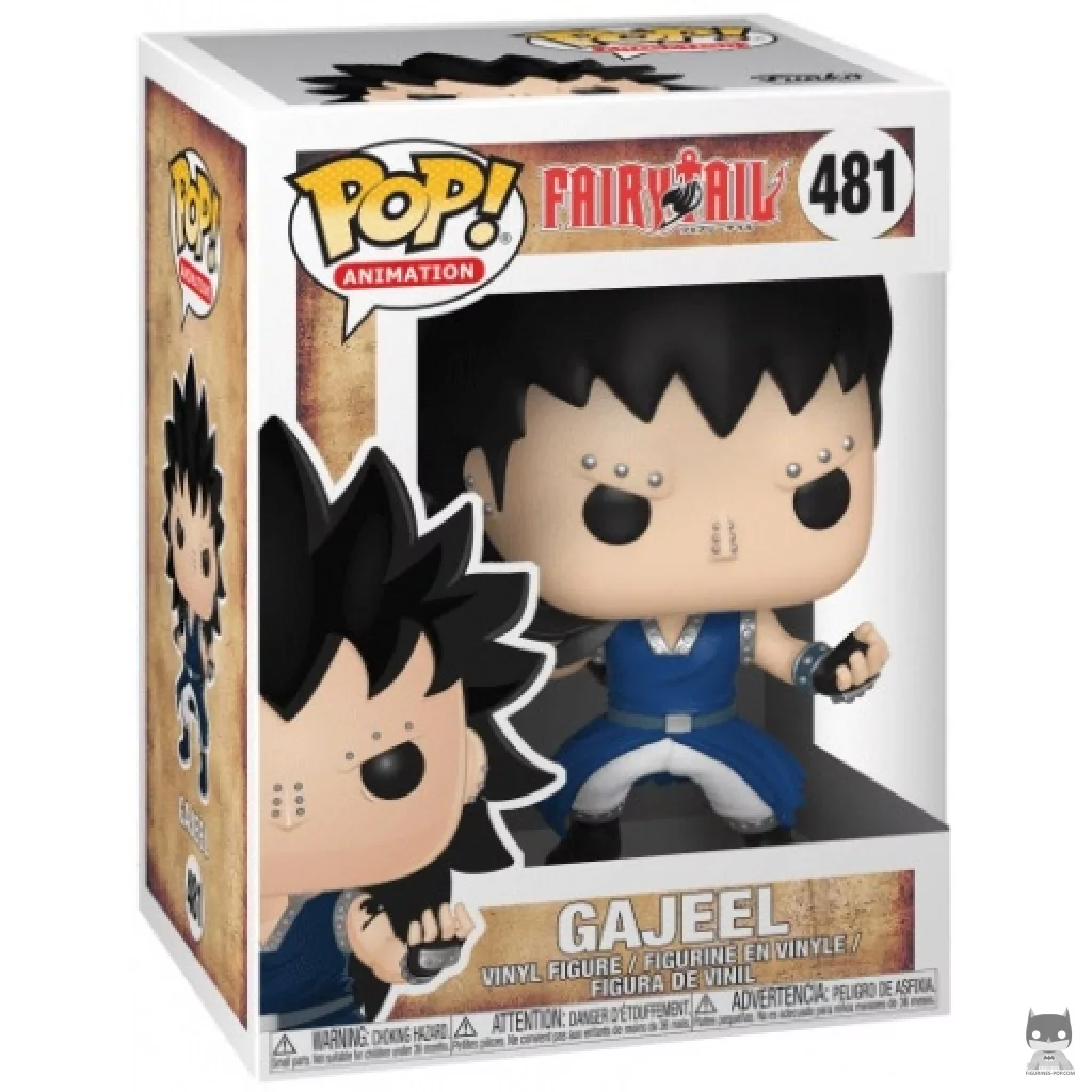 Gajeel Funko Pop! figure in its box