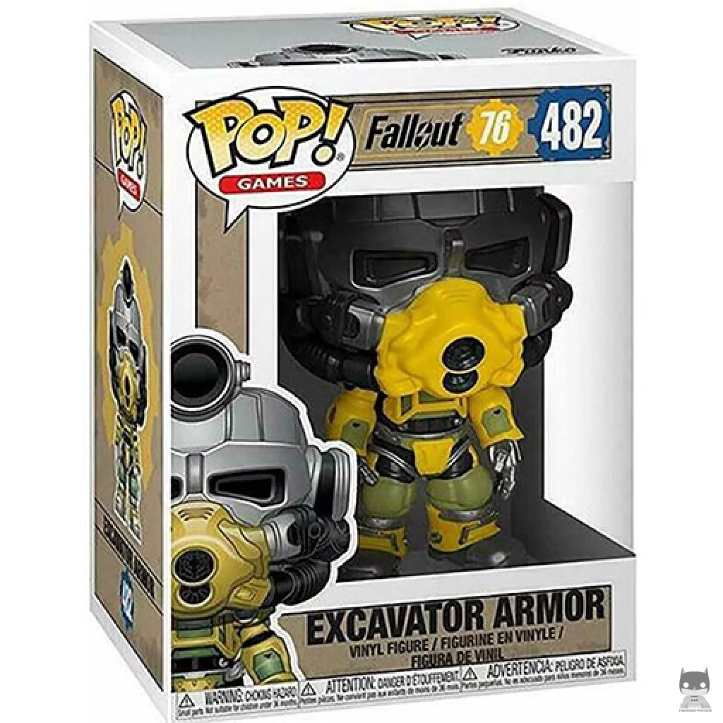 Excavator Armor Funko Pop! figure in its box