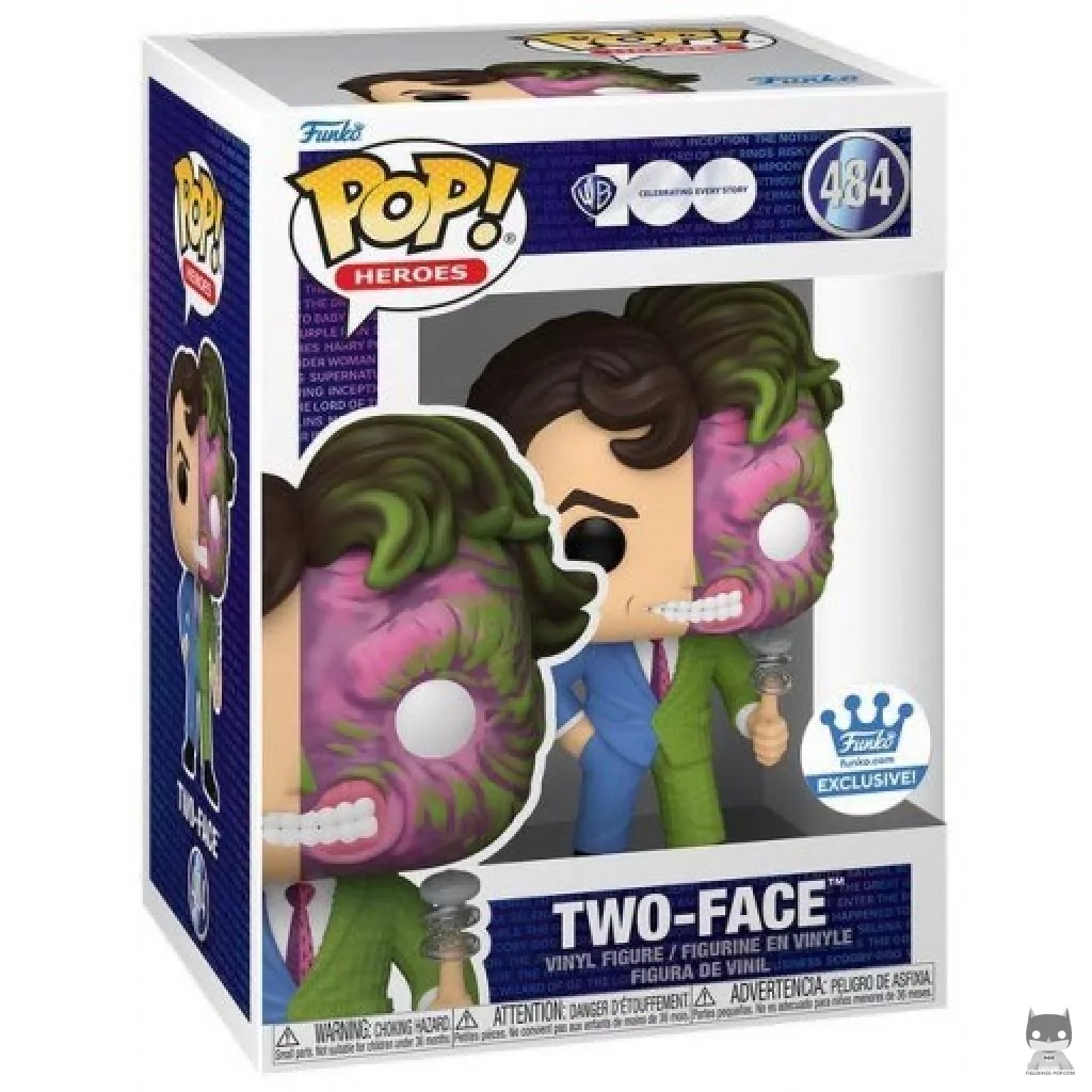 Two-Face Funko Pop! figure in its box
