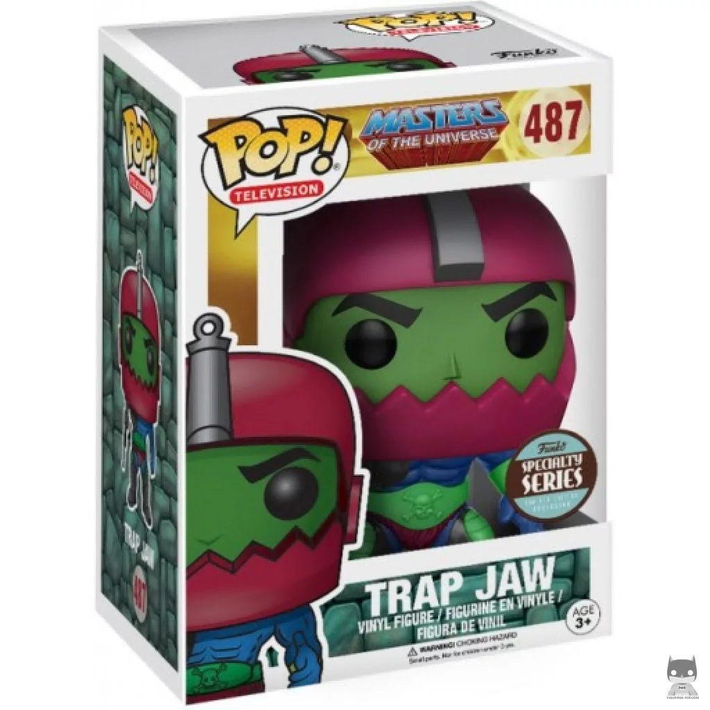 Trap Jaw Funko Pop! figure in its box