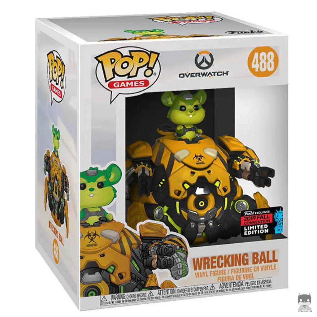 Wrecking Ball (Biohazard Skin) Funko Pop! figure in its box