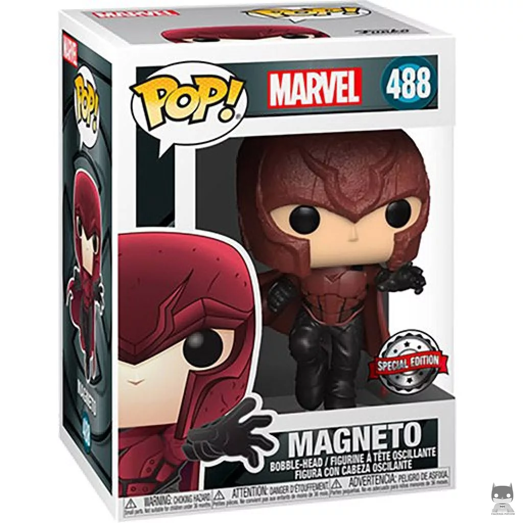 Magneto Funko Pop! figure in its box