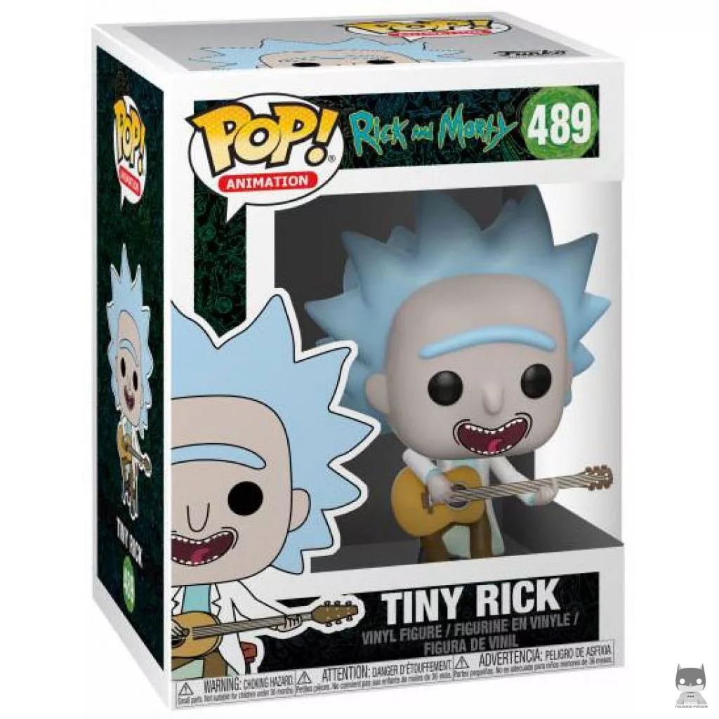 Tiny Rick Funko Pop! figure in its box
