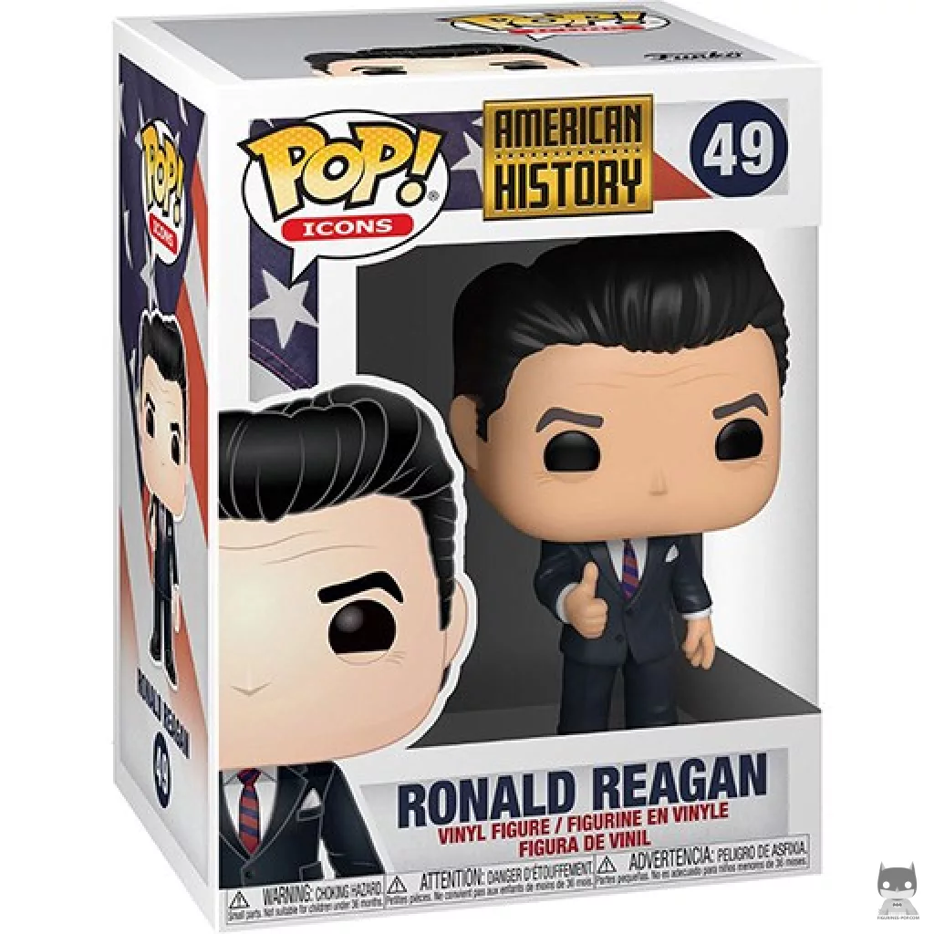 Ronald Reagan Funko Pop! figure in its box