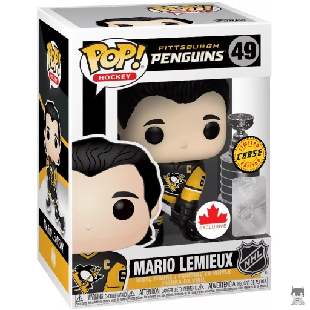 Mario Lemieux (Chase) Funko Pop! figure in its box