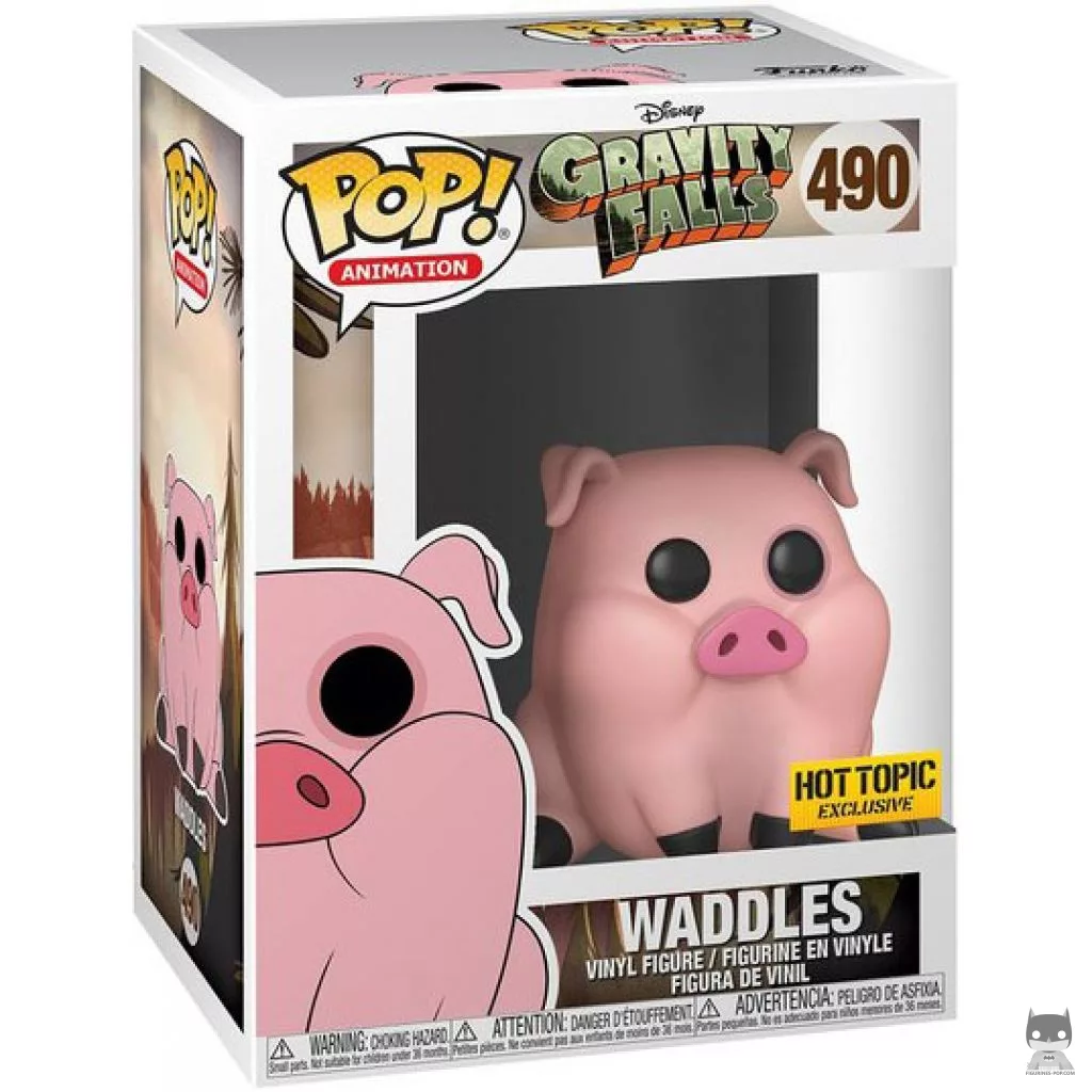 Waddles Funko Pop! figure in its box