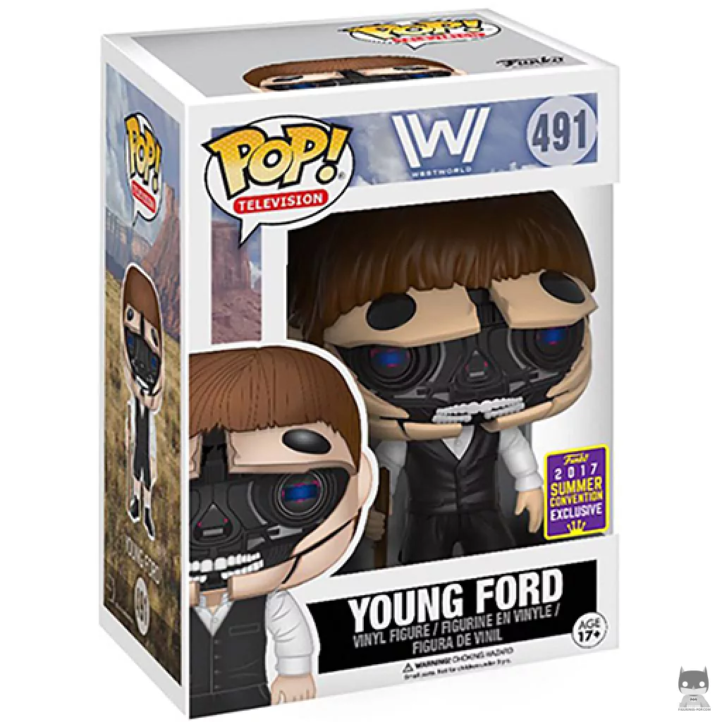 Young Ford (Robotic) SDCC Funko Pop! figure in its box