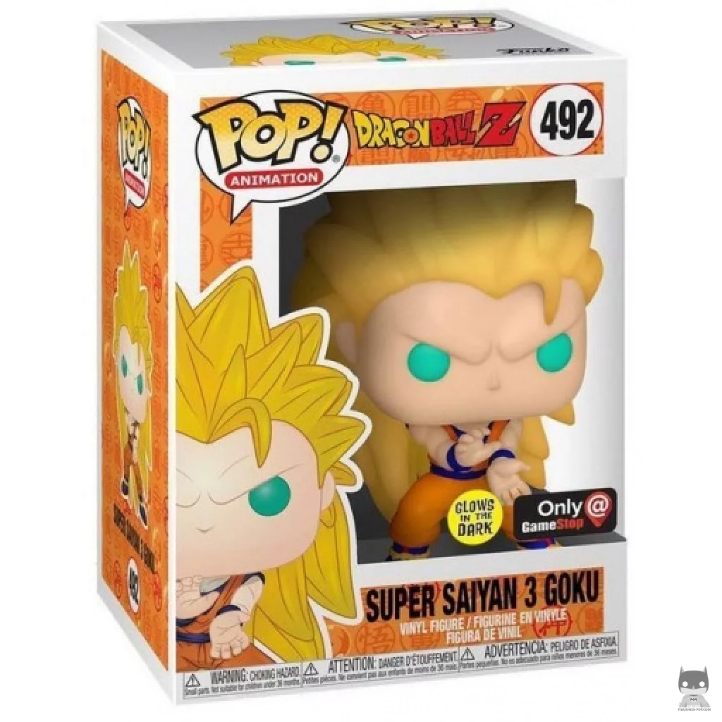 Super Saiyan 3 Goku (Glow in the Dark) Funko Pop! figure in its box
