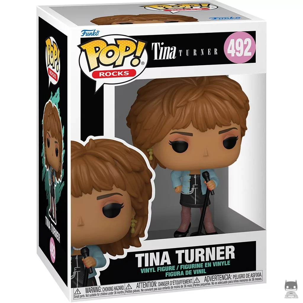Tina Turner (What's Love) Funko Pop! figure in its box