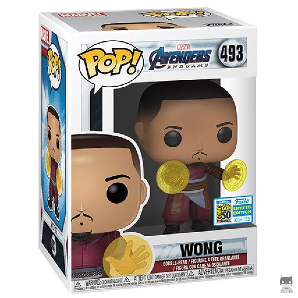 Wong Funko Pop! figure in its box