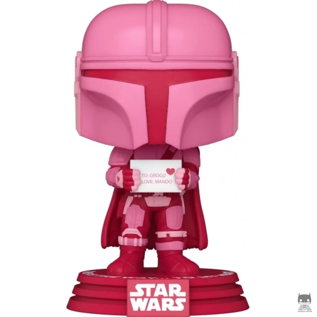 The Mandalorian (Pink) Funko Pop! figure (Star Wars (Valentine's Day))