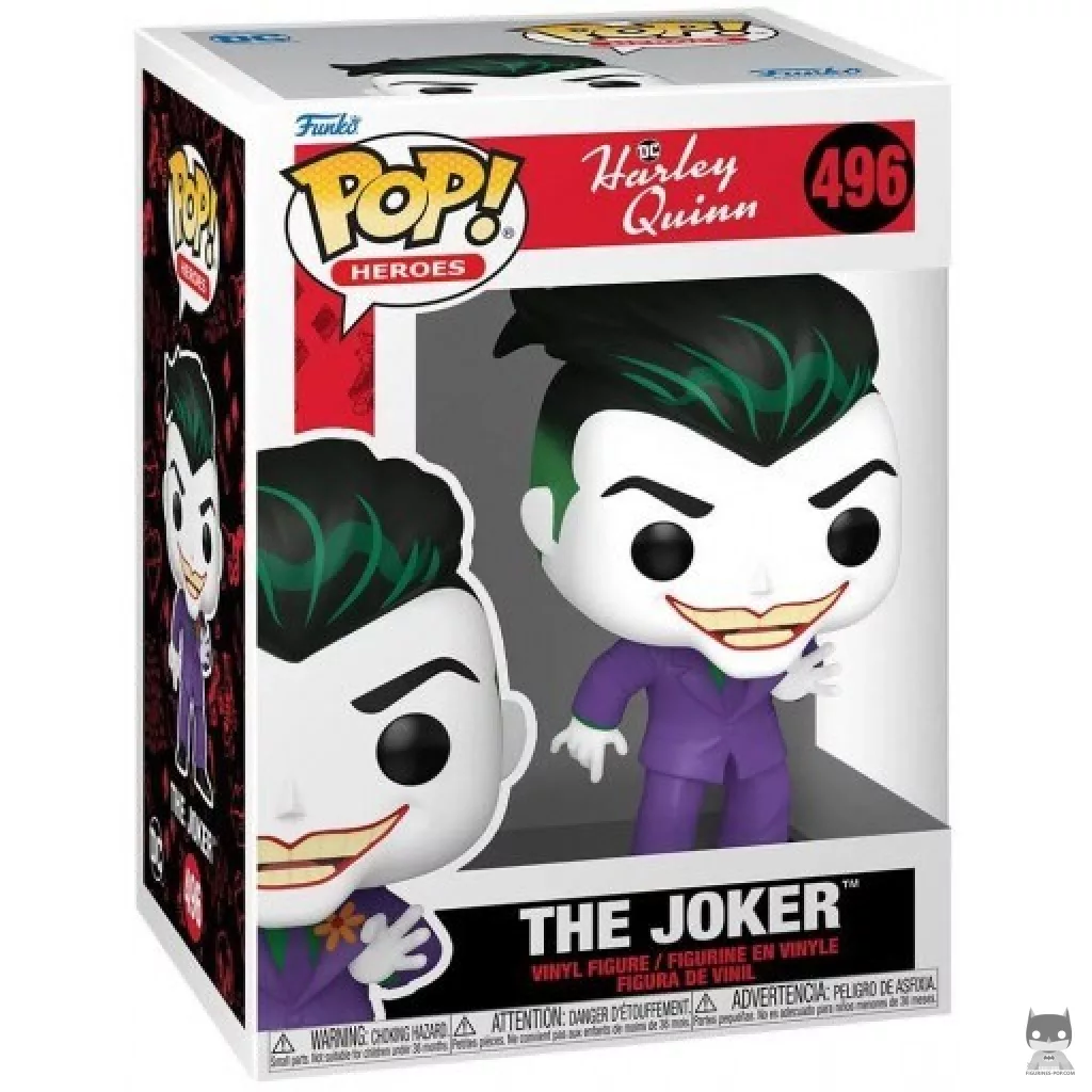 The Joker Funko Pop! figure in its box