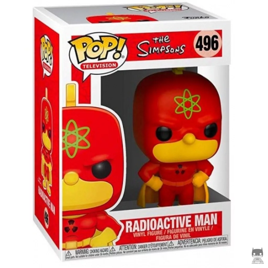 Radioactive Man Funko Pop! figure in its box