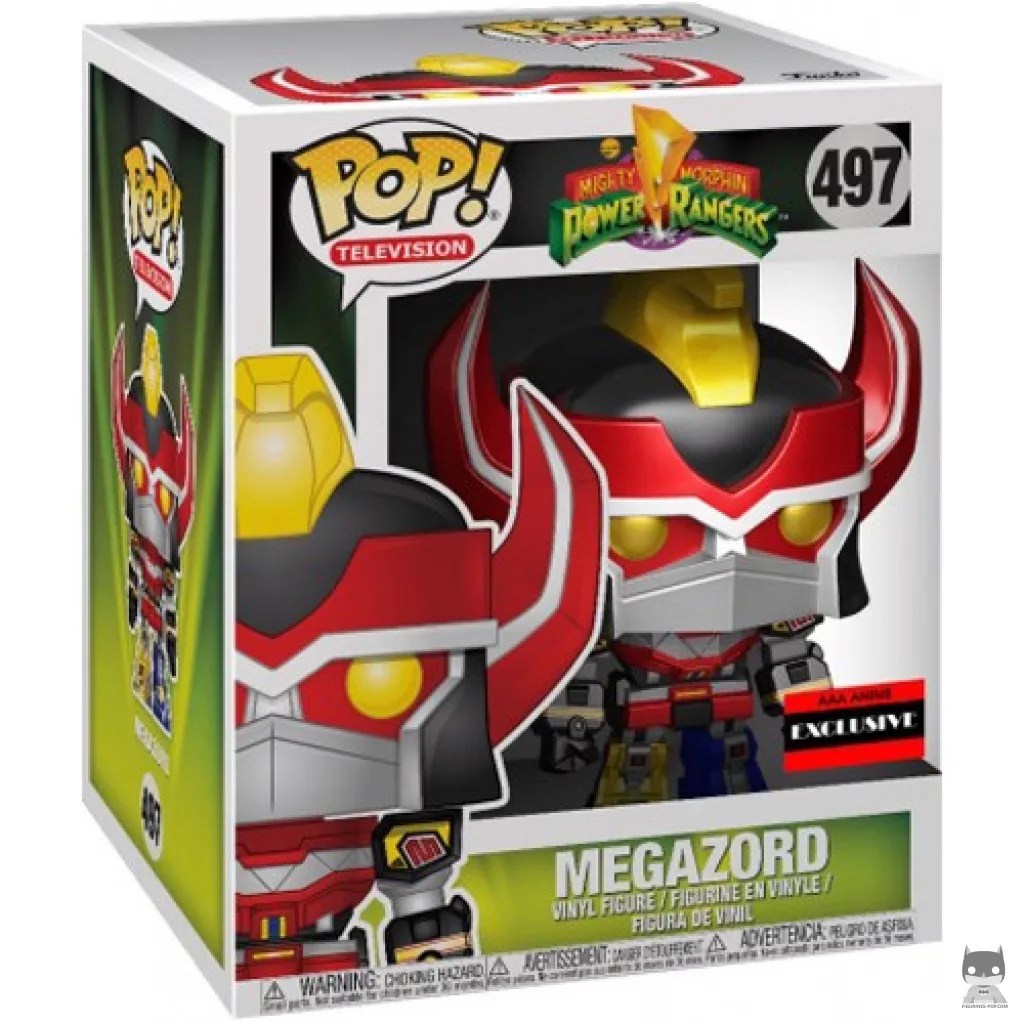 Megazord (Metallic) (Supersized) Funko Pop! figure in its box