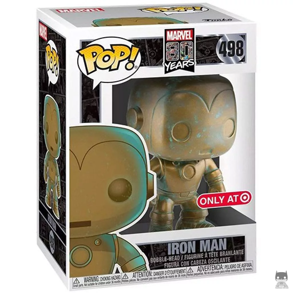 Iron Man (Patina) Funko Pop! figure in its box