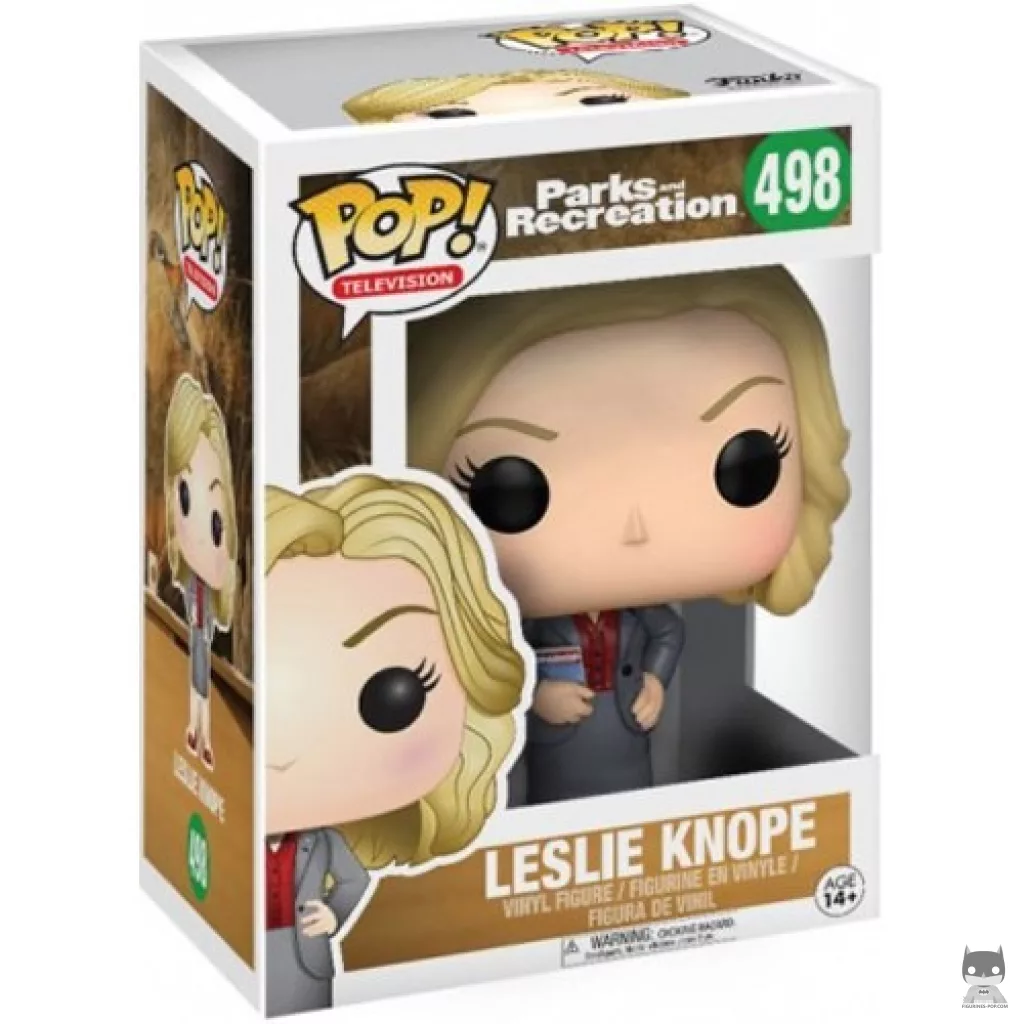 Leslie Knope Funko Pop! figure in its box