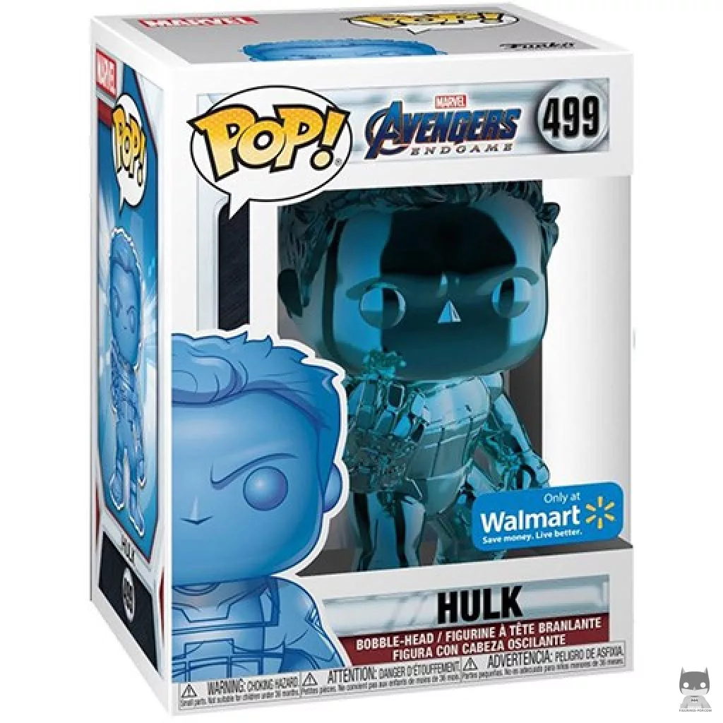 Hulk (Blue & Chrome) Funko Pop! figure in its box