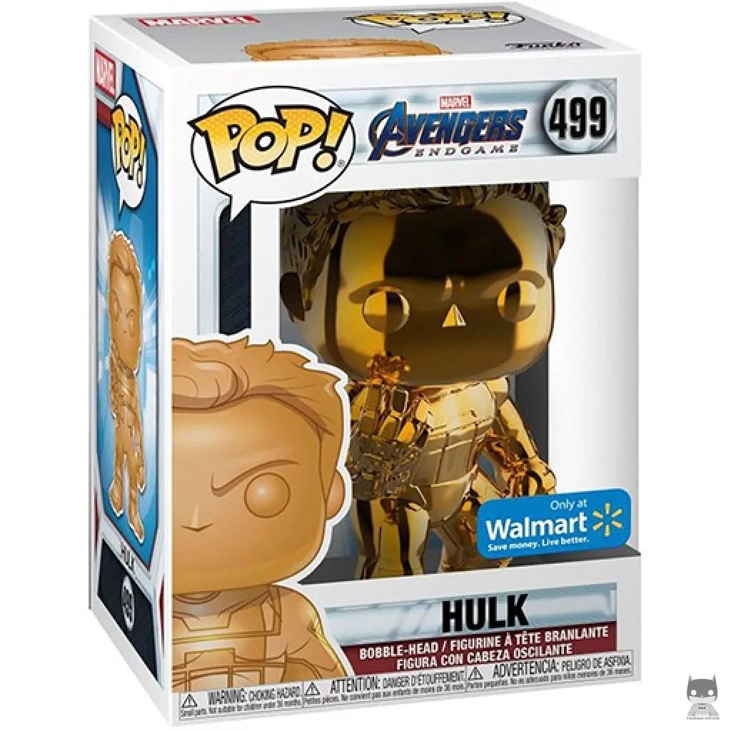 Hulk (Orange & Chrome) Funko Pop! figure in its box