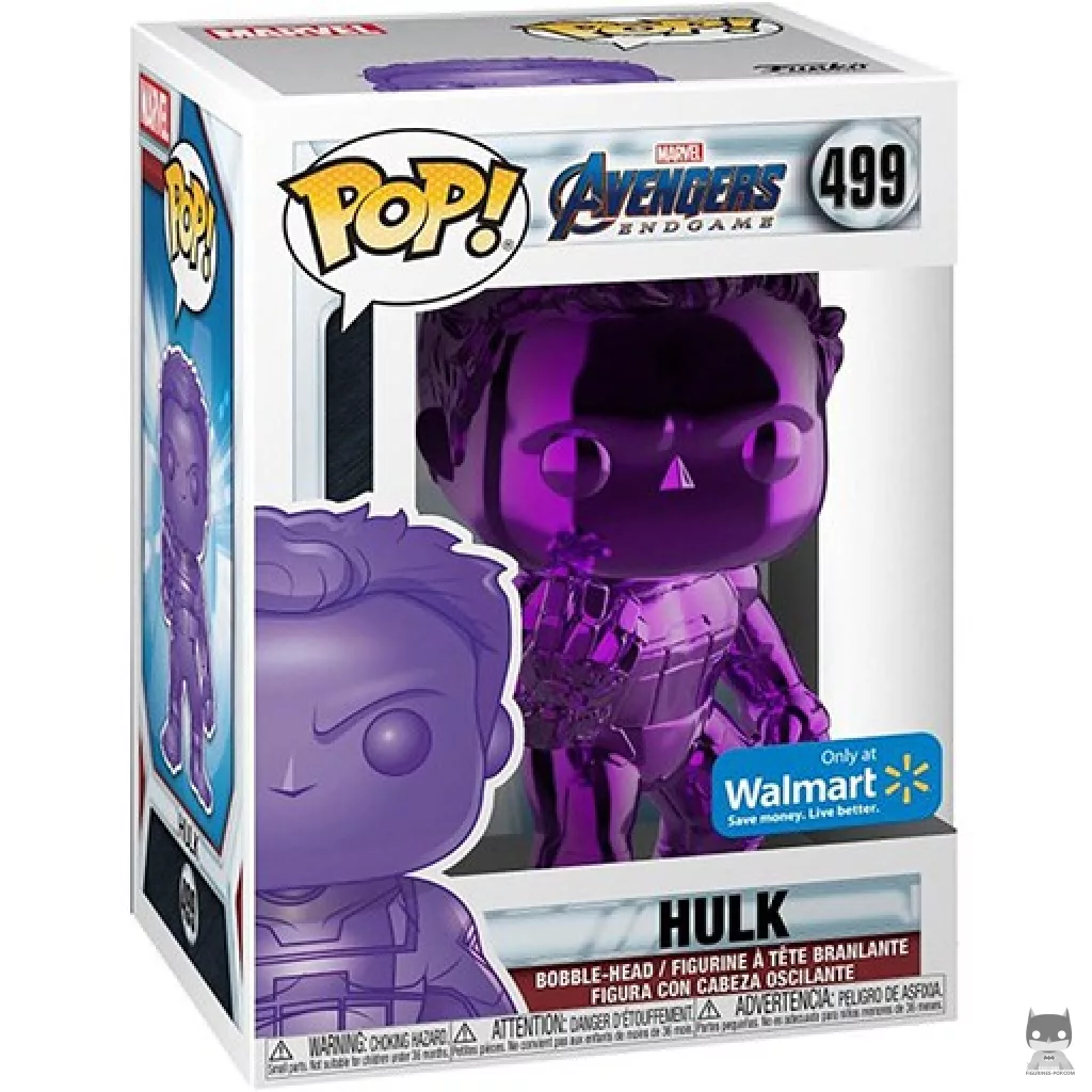 Hulk (Purple & Chrome) Funko Pop! figure in its box