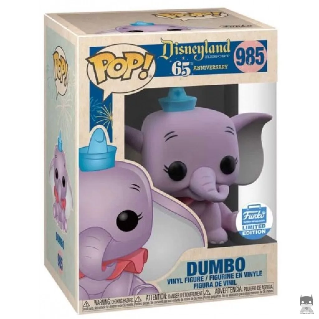Dumbo on the Casey JR. Circus Train Attraction Funko Pop! figure in its box