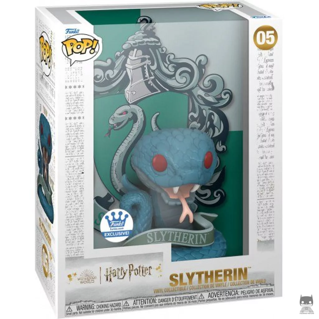 Slytherin House Funko Pop! figure in its box