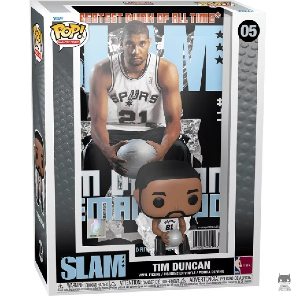 SLAM : Tim Duncan Funko Pop! figure in its box