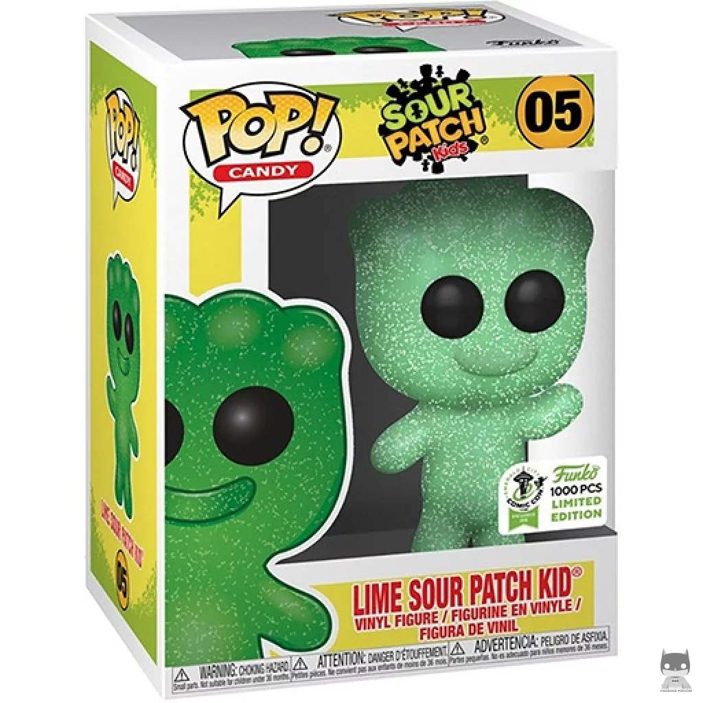 Lime Sour Patch Kid Funko Pop! figure in its box